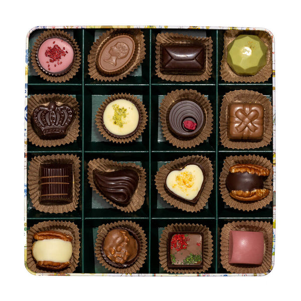 Šokoladinių saldainių rinkinys „Istorija, kvepianti šokoladu“, 190 g.