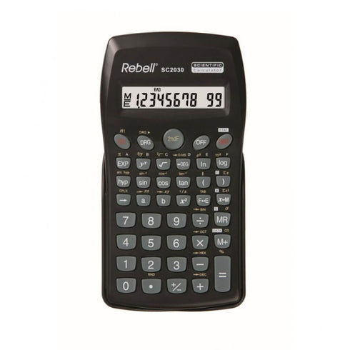 Mokslinis skaičiuotuvas REBEL SC2030, 10 skaitmenų (Leidžiamas egzaminuose)