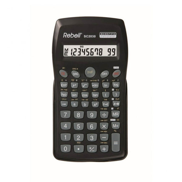 Mokslinis skaičiuotuvas REBEL SC2030, 10 skaitmenų (Leidžiamas egzaminuose)