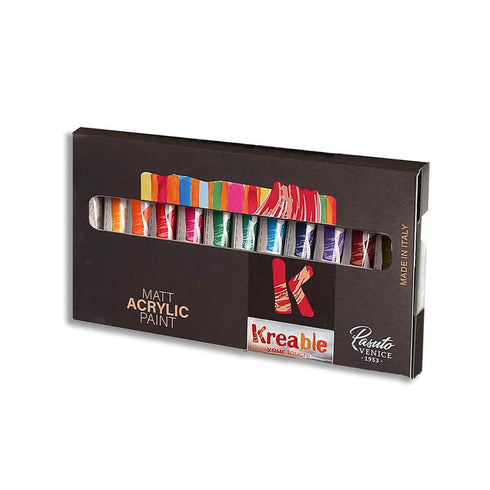 Akriliniai dažai MATT ACRYLIC PAINT, 12x12ml.