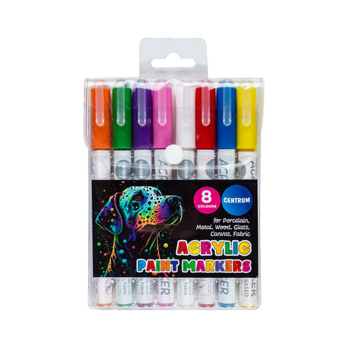 Akriliniai žymekliai, 8 sp.