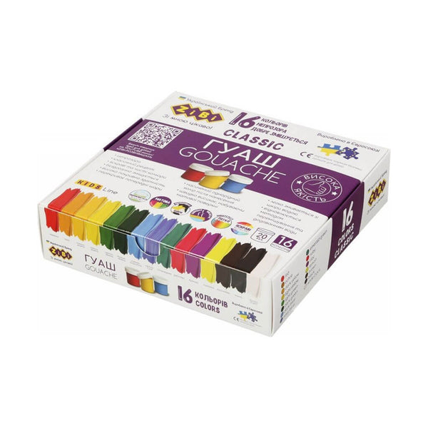 Guašas ZIBI, 20ml x 16