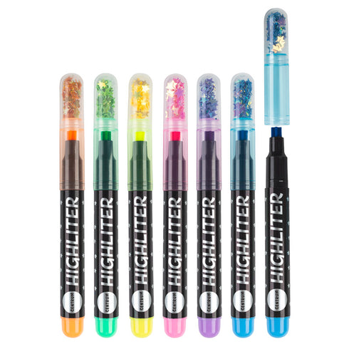 Žvaigždės formos žymekliai, 6 spalvos