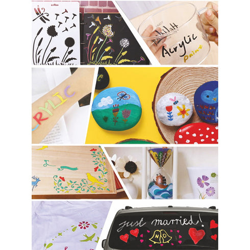 Akriliniai žymekliai, 8 sp.