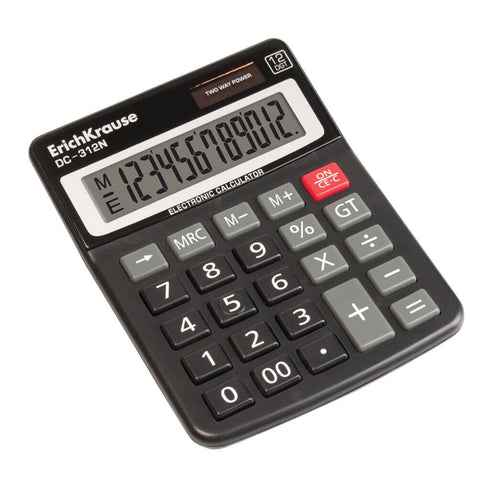 Skaičiuotuvas ErichKrause DC312N, 12 skaitmenų