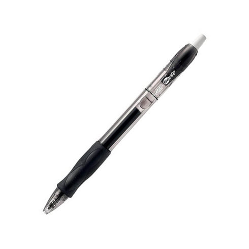 Gelinis rašiklis BIC Gelocity, 0,7 mm, Juodas