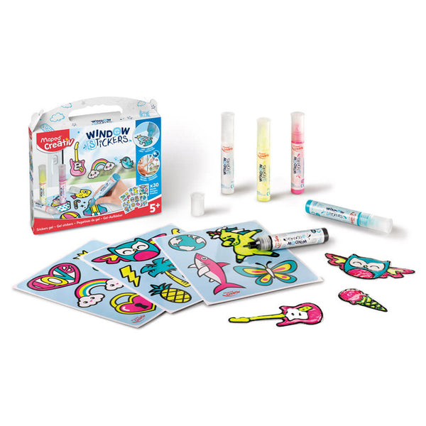 lipdukai ant lango, langų dekoravimas lipdukais, kalėdinė dovana vaikui