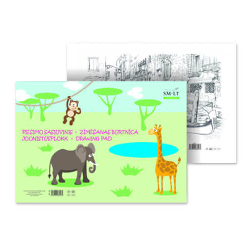 Piešimo sąsiuvinis, A3, 20 lapų, 120 g/m²-aplunksna