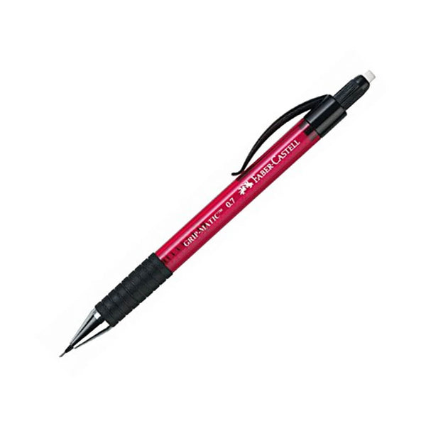 Mechaninis pieštukas GRIP-MATIC, Faber Castell, 0,7 mm, Raudonas