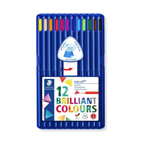 Spalvoti pieštukai 12 BRILLIANT COLORS, STAEDLER, 36 spalvos