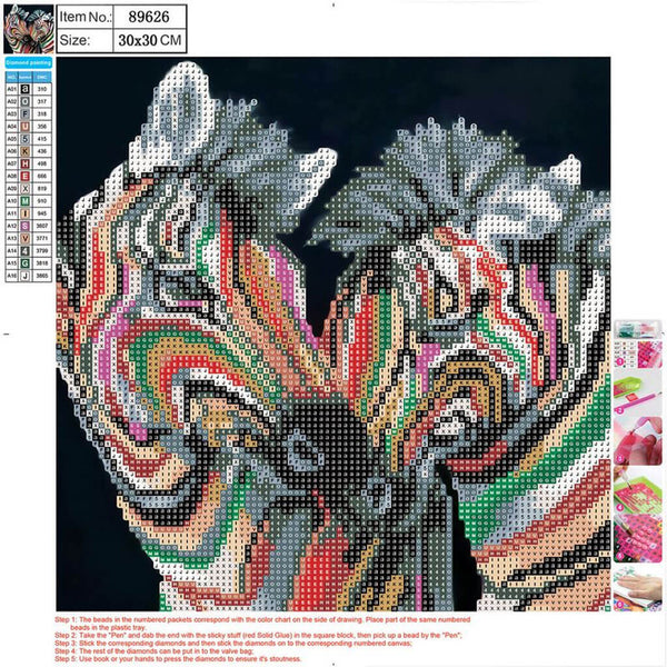 Deimantinė mozaika, 30x30 cm