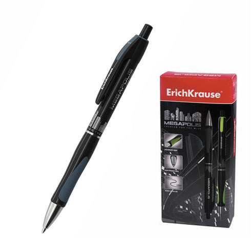 Automatinis šratinukas ErichKrause MEGAPOLIS CONCEPT, 0,7 mm., Juoda