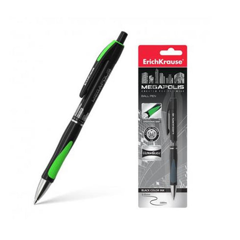 Automatinis šratinukas ErichKrause MEGAPOLIS CONCEPT, 0,7 mm., Juoda