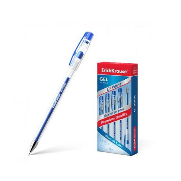 Gelinis rašiklis ERICH-KRAUSE, 0,38 mm, Mėlynas