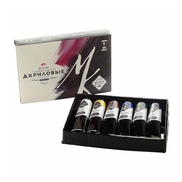 Akrilinių dažų rinkinys "Master Klass" 6 sp. po 46 ml.