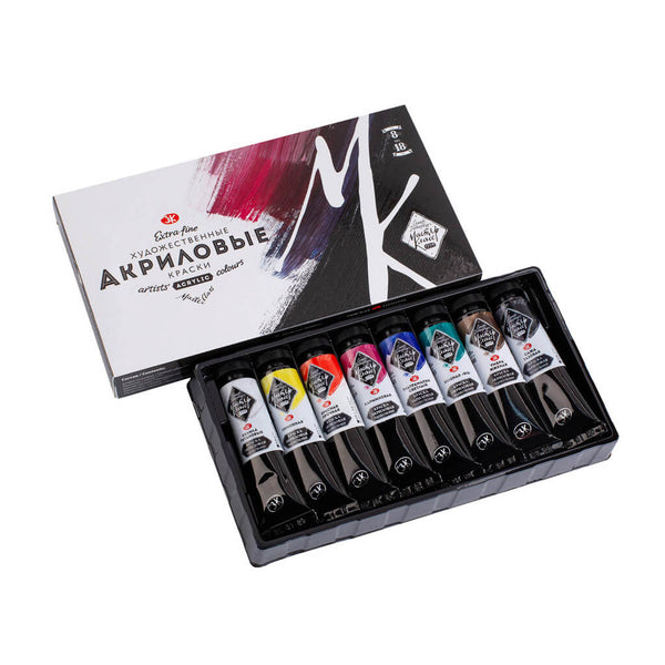 Akrilinių dažų rinkinys "Master Klass" 8 sp. po 18 ml.
