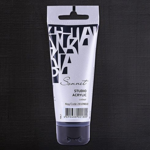 Akriliniai dažai „Sonnet"- Black nr.810, tūbelėje, 75 ml.
