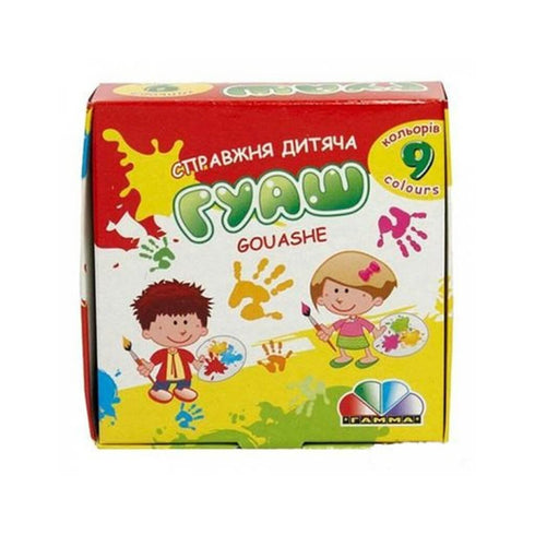 Guašas „GAMA“, 9 spalvų