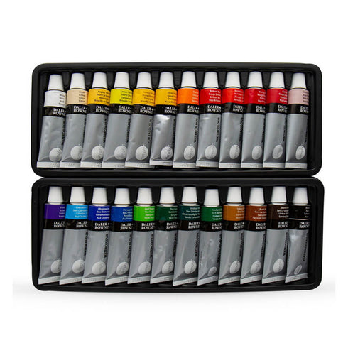 Akrilinių dažų rinkinys „SIMPLY“, Daler-Rowney, 24 sp. po 12 ml.