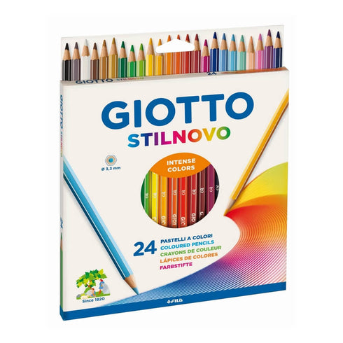 Akvareliniai pieštukai GIOTTO STILNOVO ACQUARELL, 24 spalvų