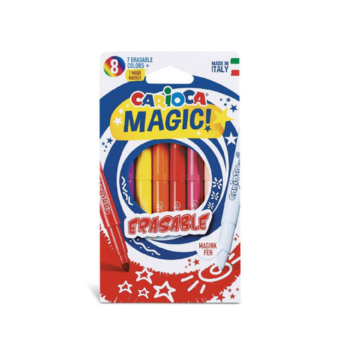 Ištrinami flomasteriai CARIOCA MAGIC, 7+1