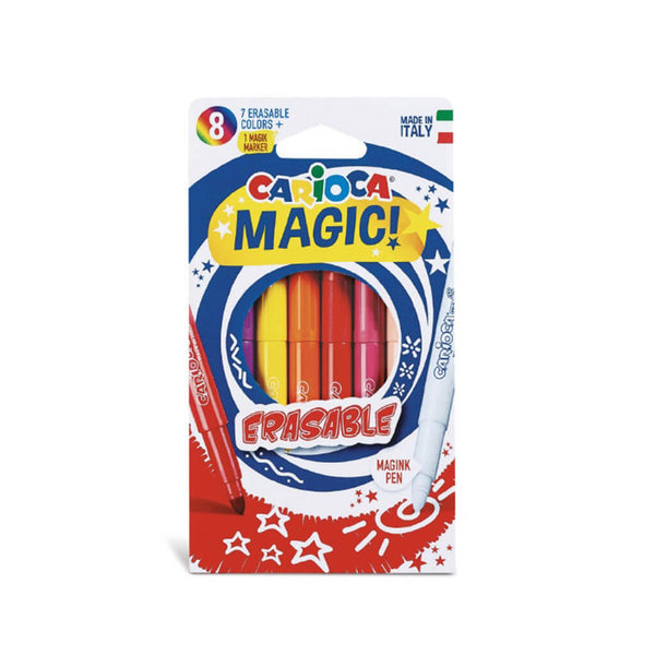 Ištrinami flomasteriai CARIOCA MAGIC, 7+1