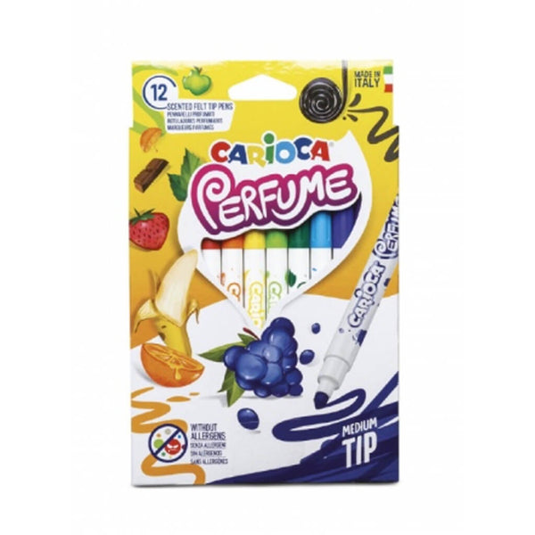 Kvepiantys flomasteriai, CARIOCA PERFUME, 12 spalvų