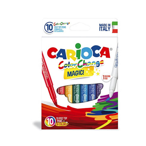 Spalvą keičiantys flomasteriai CARIOCA COLOR CHANGE MAGIC, 10 spalvų