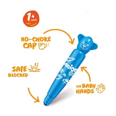 Flomasterių rinkinys „CARIOCA BABY“, 12 spalvų