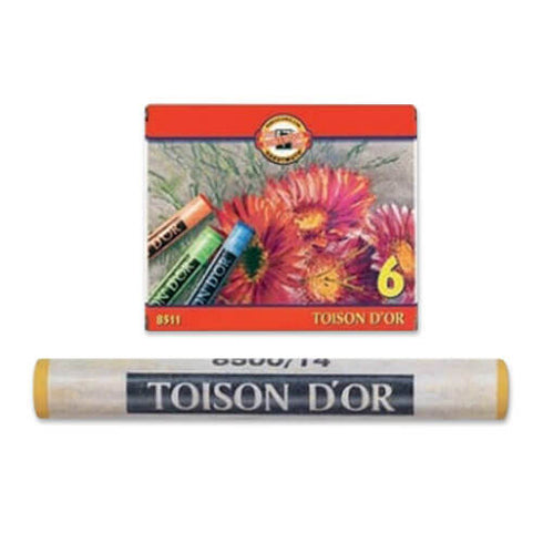 Spalvotos kreidos rinkinys, 8511, Koh-I-Noor, 6 spalvų-aplunksna