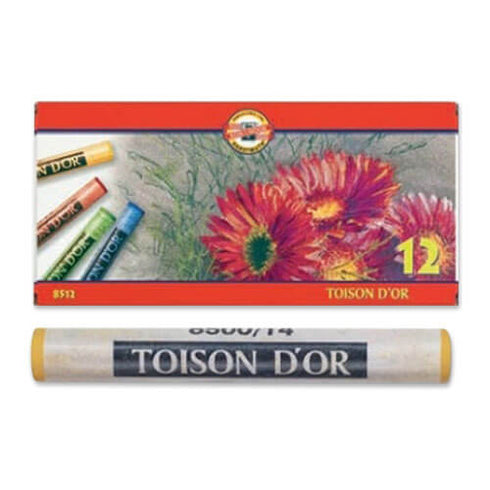 Spalvotos kreidos rinkinys, 8512, Koh-I-Noor, 12 spalvų-aplunksna