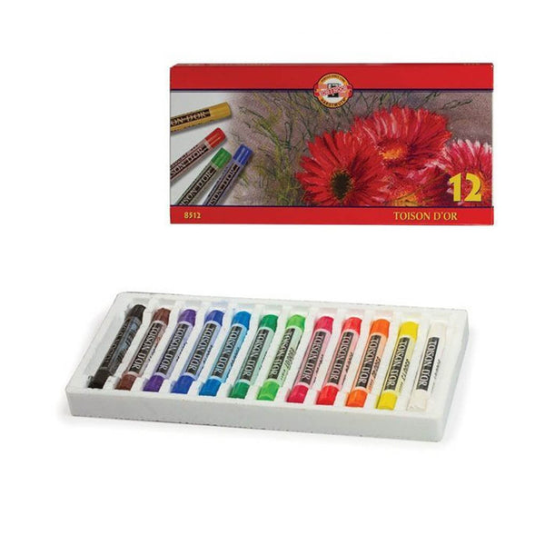 Sausos pastelės rinkinys "TOISON D'OR" Extra Soft, Koh-I-Noor, 24 spalvų