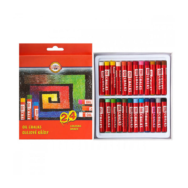 Pastelė aliejinė Koh-I-Noor, 24 spalvų