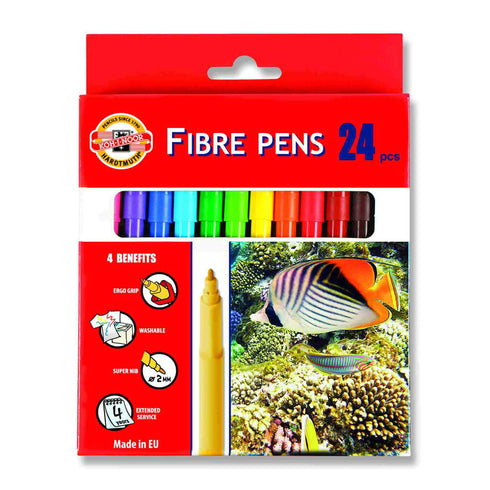 Flomasteriai ŽUVYTĖ, Koh i Noor, 24 spalvų