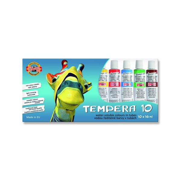 Temperos dažų rinkinys 16 ml Koh-I-Noor, 10 spalvų