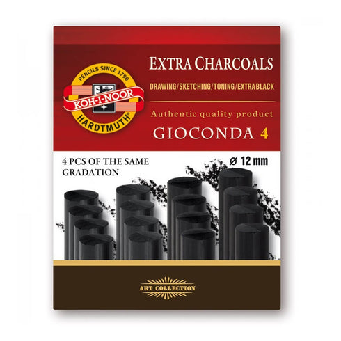 Anglis menininkams "Extra" GIOCONDA , minkšta, juoda - 8694/1 Koh-I-Noor, 4 vnt.