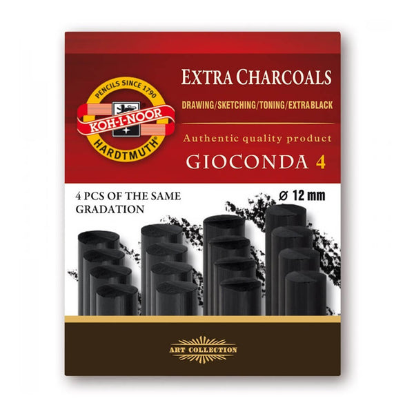 Anglis menininkams "Extra" GIOCONDA , minkšta, juoda - 8694/1 Koh-I-Noor, 4 vnt.