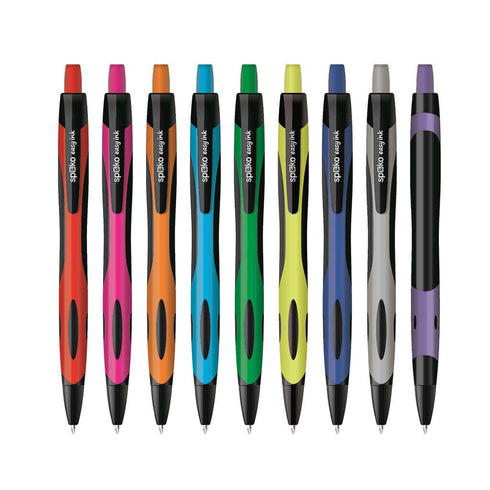 Gelinis rašiklis SPOKO EASY INK, 0,5 mm., Mėlyna