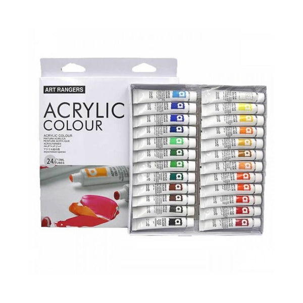 akrilinių dažų rinkinys 24 spalvos