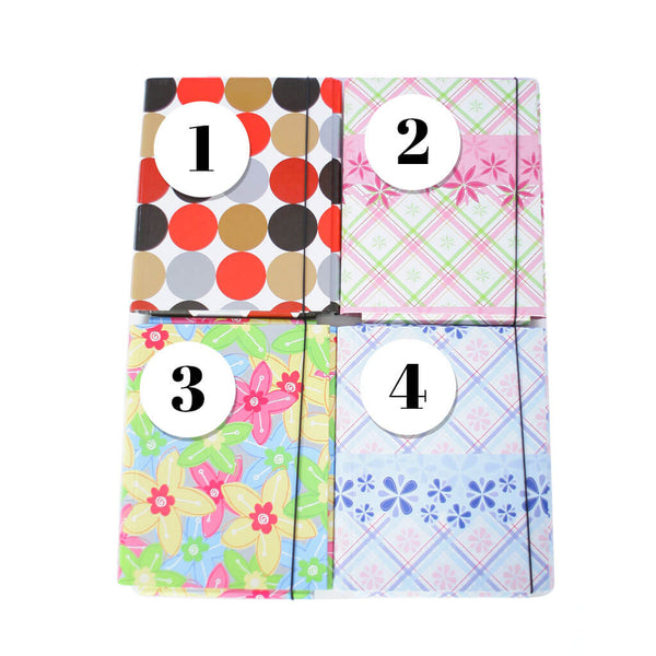 Mokyklinis aplankas su guma, A5, 4 variantai