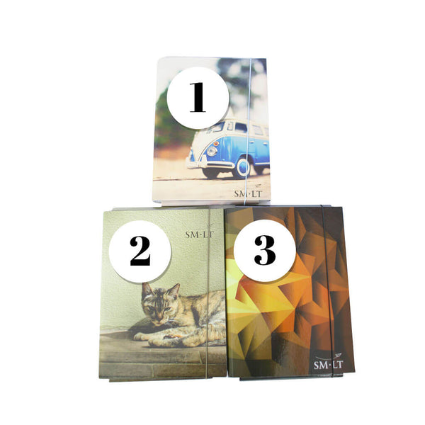 Mokyklinis aplankas su guma, A4