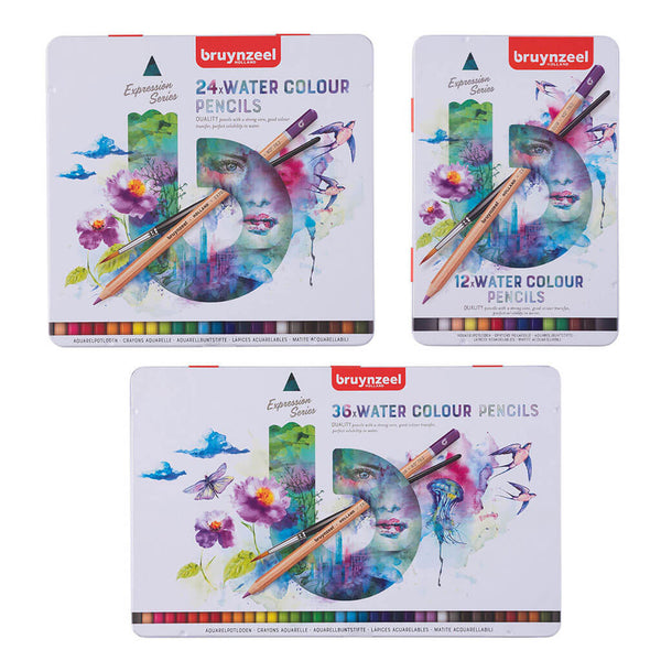 Spalvotų akvarelinių pieštukų komplektas BRUYNZEEL / kalėdinė dovana kalėdoms