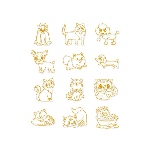 Kūrybinis rinkinys saulės atšvaitams gaminti - Sun Deco „Dog & Cat“