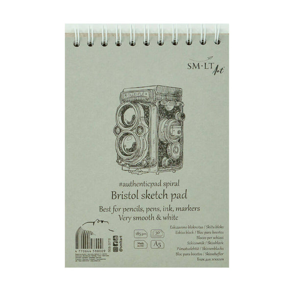 Eskizavimo (sketching) albumas „Bristol Drawing Pad“, 185g/m², A5, 30 lapų