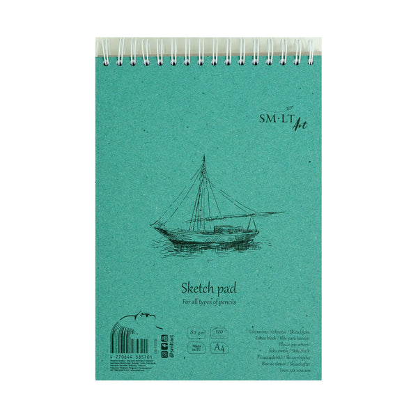 Eskizavimo (sketching) albumas „White Sketch Pad“, 90g/m², A5, 70 lapų