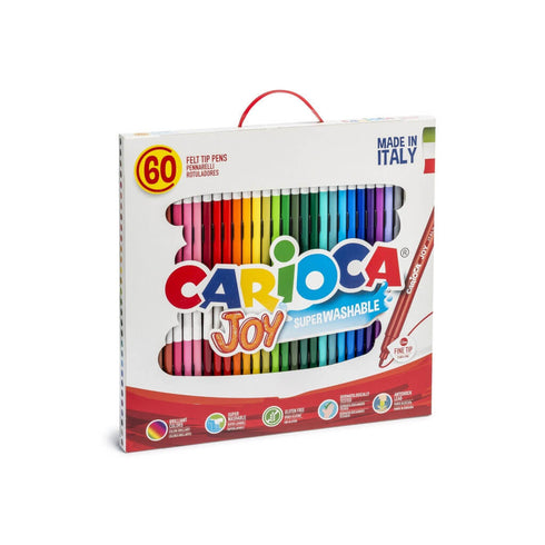 Flomasteriai CARIOCA JOY, 60 spalvų