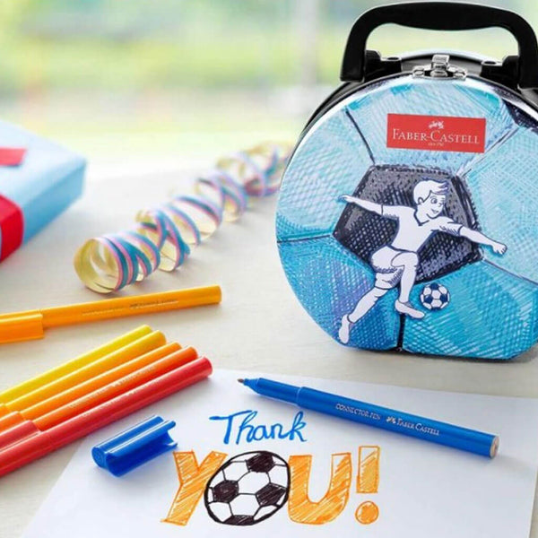 Flomasteriai Football Edition - Faber Castell, 33 spalvos