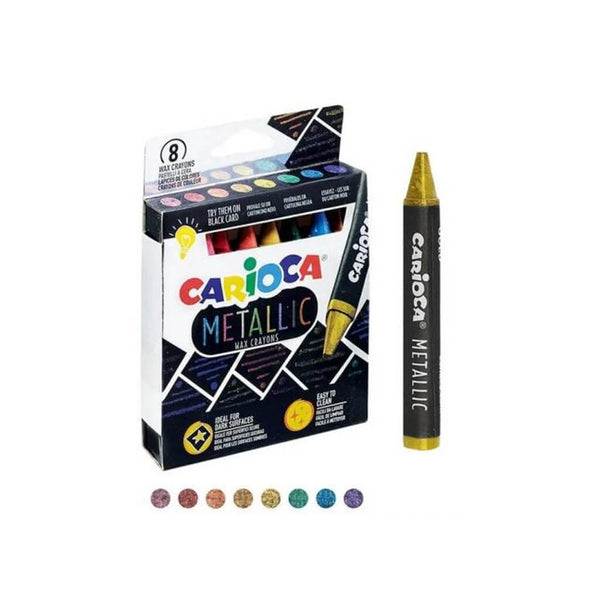 Flomasteriai CARIOCA METALLIC, 10 spalvų