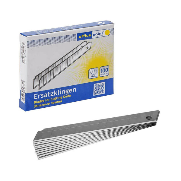 Geležtė kanceliariniam peiliukui OfficePoint , 9mm, 10vnt.