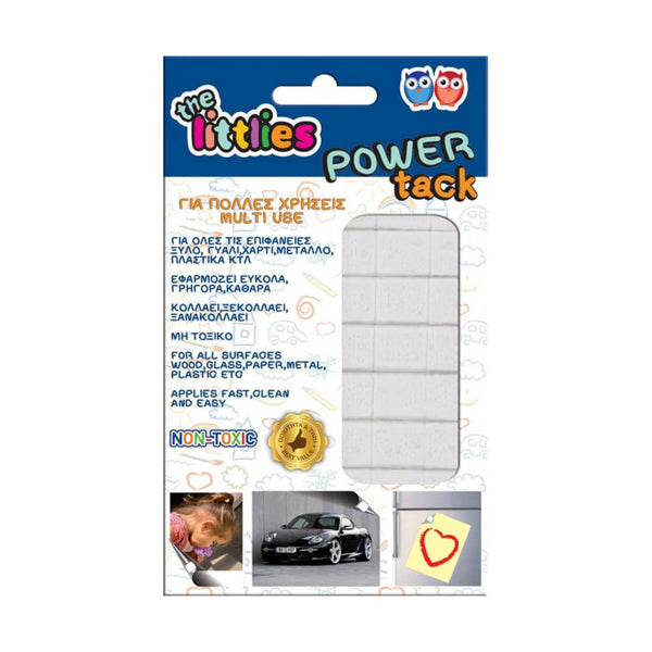 Plastilininiai daugkartiniai minkomi klijai „The Littlies - Power Tack“